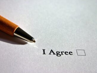 Consent tick box