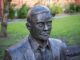 Alan Turing statue on a bench